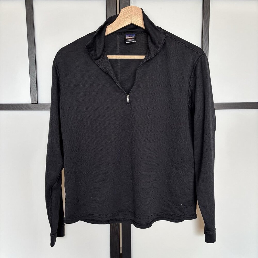 Vintage Patagonia Capilene Black Womens Medium Shirt USA 90s Gorp